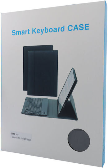Touch Pad Flip Cover with Keyboard in English US Blue for iPad Pro 2018 11" / iPad Pro 2020 11" / iPad Pro 2021 11"