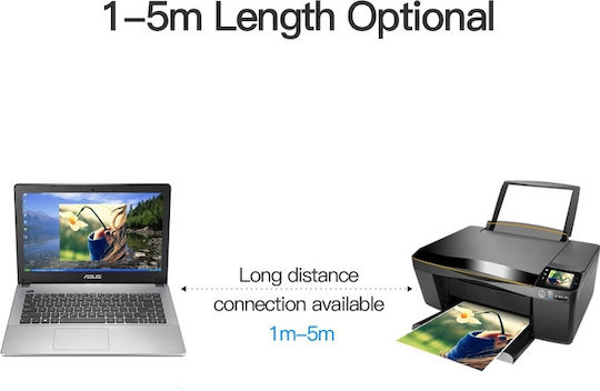 Vention 1.5m USB 2.0 Cable A-Male to B-Male (VAS-A16-B150)
