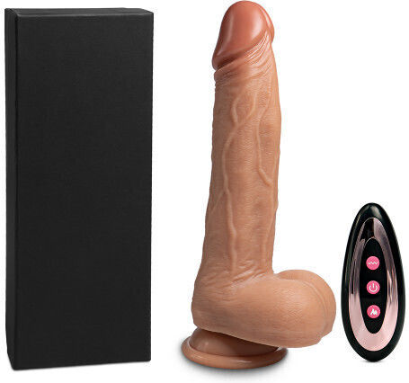 Toyboy Latino Realistic Vibrator cu Telecomandă 21cm Carne