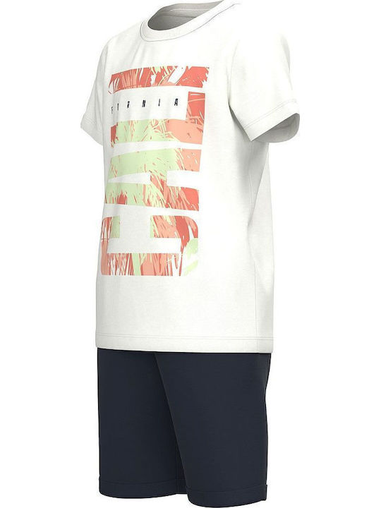 Kids' Set with Shorts Summer 2pcs White