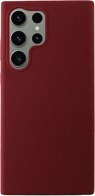 Idol 1991 Velvet Elite Back Cover Σιλικόνης Burgundy (Galaxy S23 Ultra)