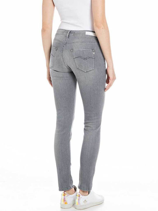 Replay Women's Jean Trousers in Skinny Fit Gray