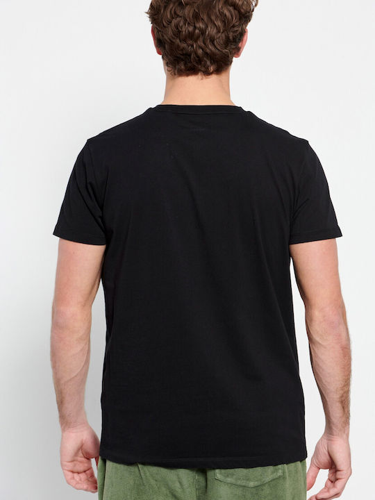 Funky Buddha Men's Short Sleeve T-shirt Black