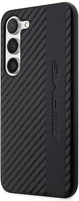 Mercedes-Benz Carbon Stripe & Embossed Back Cover Συνθετική Μαύρο (Galaxy S23)