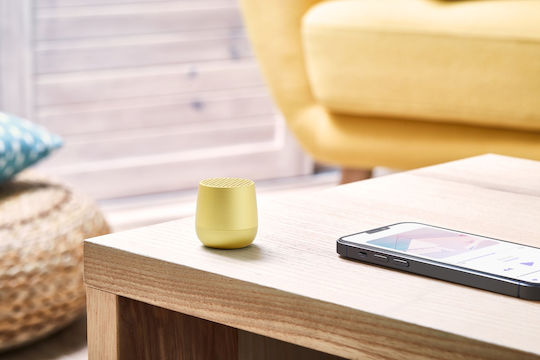 Lexon Mino Waterproof Bluetooth Speaker 3W with Battery Life up to 2 hours Yellow
