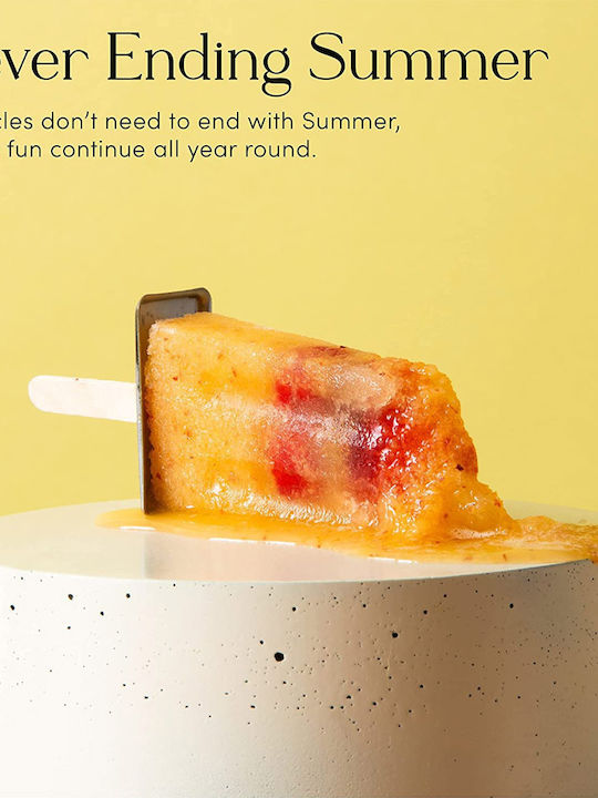 No Coating Inox Ice Cream & Ice Lolly 6 Cups Baking Pan 14.5x14x13.5cm