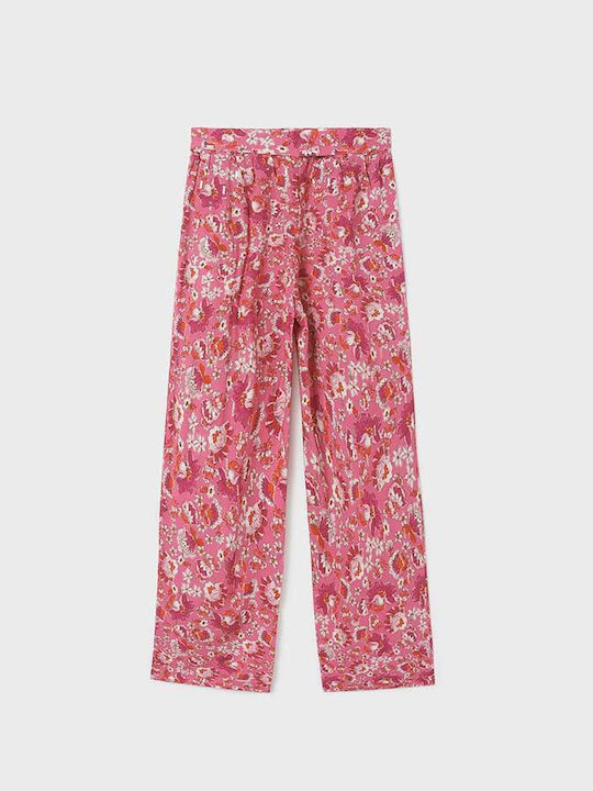 Mayoral Girls Fabric Trouser Fuchsia