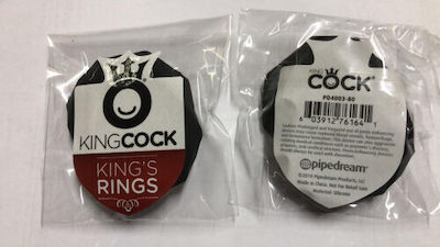 King Cock King's Rings Black