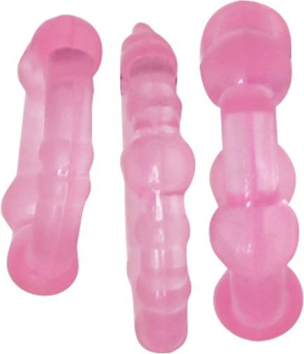 Toyz4lovers Timeless Stud Cock Rings Set Cock Rings Schwanz Pink 3Stück