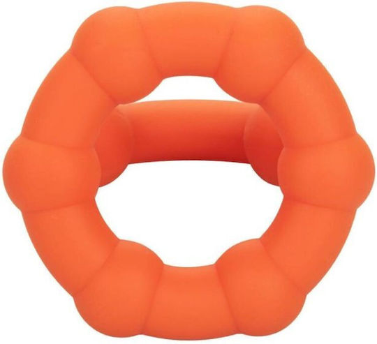 Calexotics Alpha All Star Cock Ring Schwanz Silikon Orange