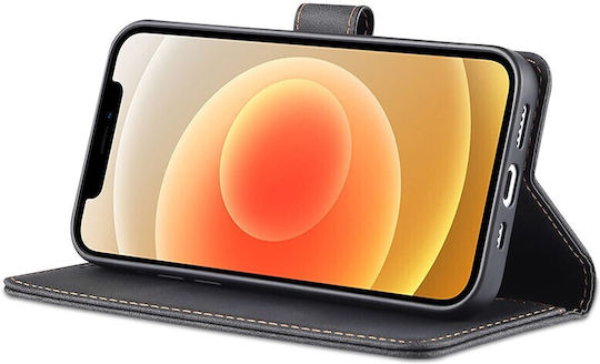AZNS Wallet Δερματίνης Μαύρο (iPhone 14 Plus)