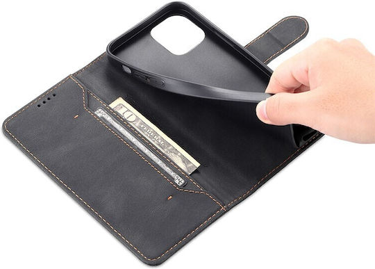 AZNS Wallet Δερματίνης Μαύρο (iPhone 14 Plus)
