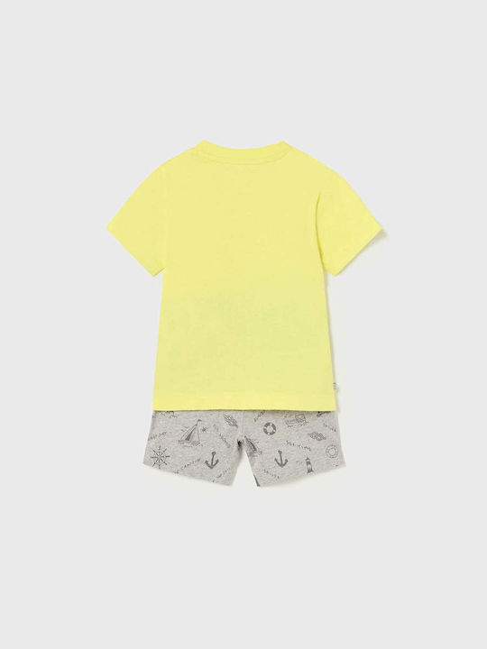 Mayoral Kids Set with Shorts Summer 2pcs Yellow