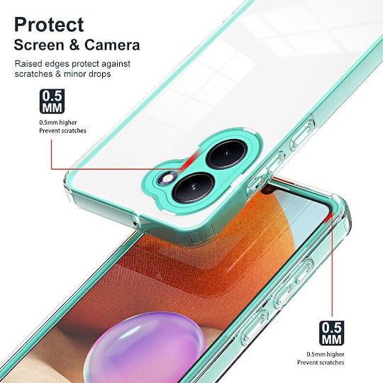 Color Frame 360 Full Cover Σιλικόνης Light Green (Realme C33)