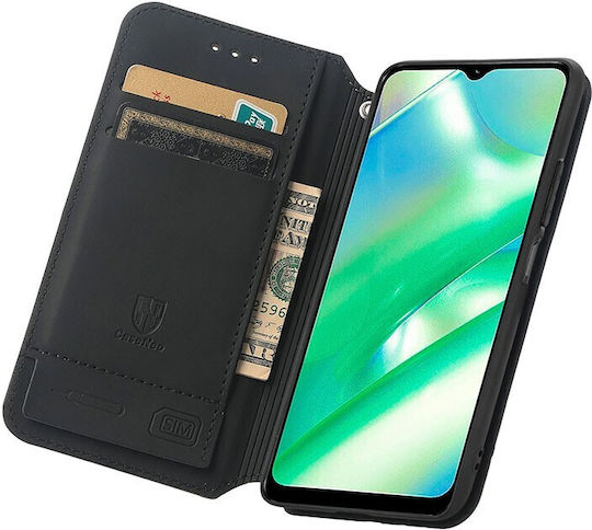 Emerald Книга Изкуствена кожа Зелен (Realme C33)