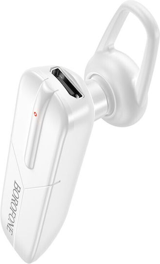 Borofone BC36 Earbud Bluetooth Handsfree Ακουστικό Λευκό