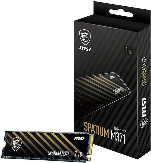 MSI Spatium M371 SSD 1TB Typ M.2 Mit PCI Express 3.0 Verbindung