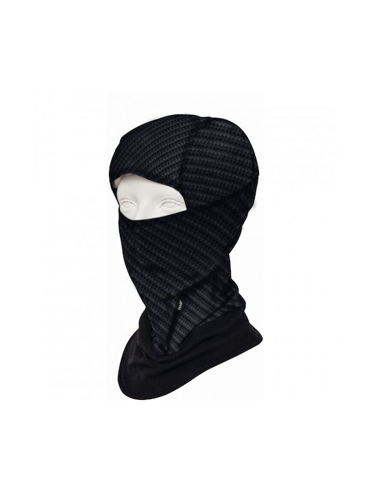 HAD Balaclava Carbon Polyester Rider Full Face Balaclava in Black Colour HA610-0244