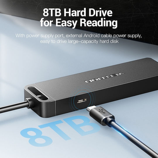 Vention Hub 4 Θυρών USB 2.0 με σύνδεση USB-A