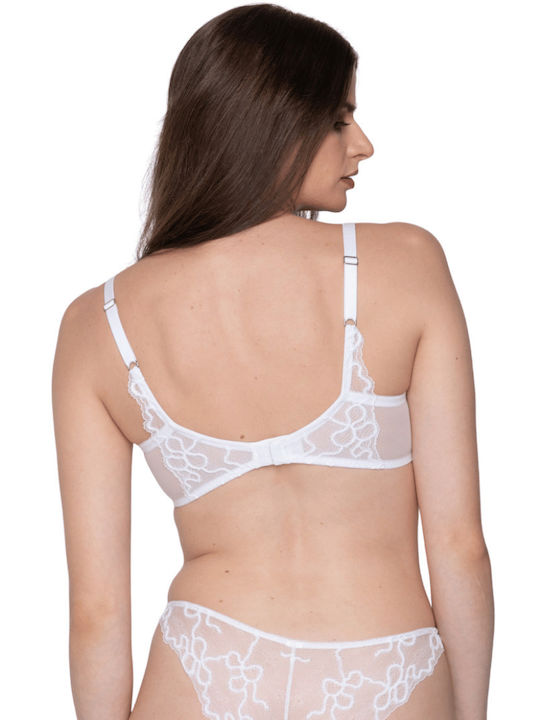 Balconette Balconette Bra with Light Padding White