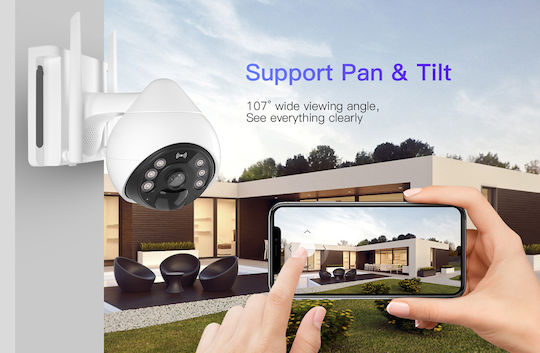 Vstarcam CB69-TZ IP Cameră de Supraveghere Wi-Fi Full HD+ 3MP Rezistentă la apă Pe baterii cu Comunicare Bidirecțională și Lentilă 3.6mm