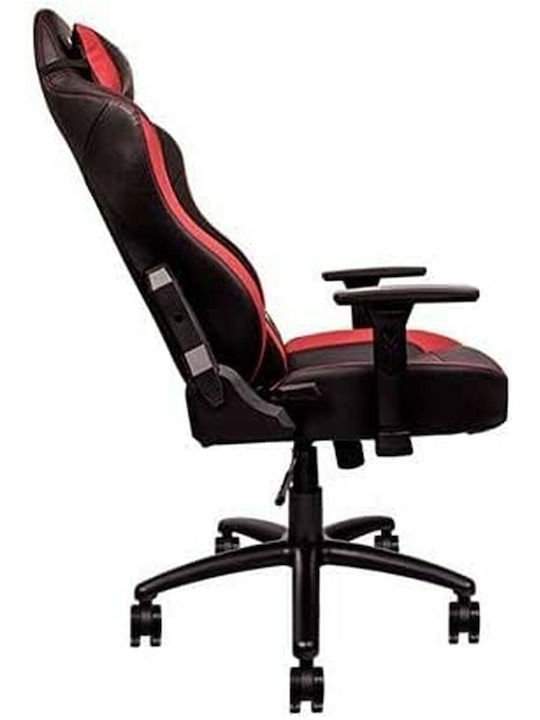 Thermaltake U Comfort Геймърски стол с регулируеми подлакътници Черно/червено