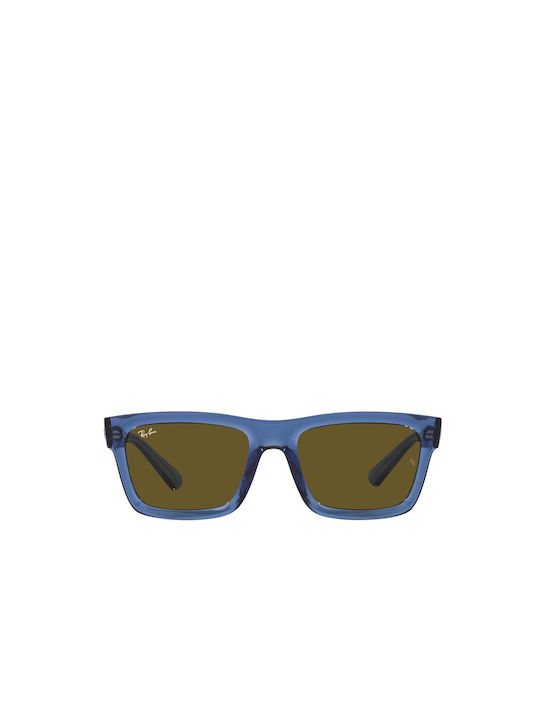 Ray Ban Sonnenbrillen mit Blau Rahmen und Braun Linse RB4396 6680/73