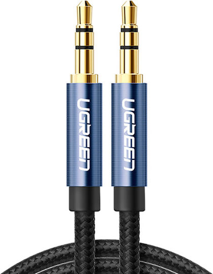 Ugreen Audio Cable 3.5mm Male - 3.5mm Male Black 0.5m with Gold Plated Terminals