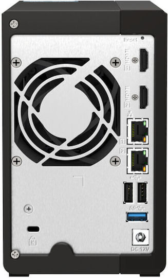 QNap TS-253E NAS με 2 θέσεις για HDD/SSD και 2 θύρες Ethernet