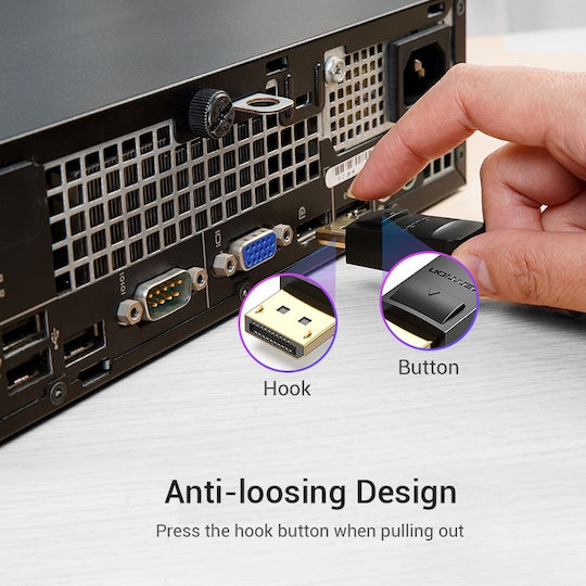 Vention Cable DisplayPort male - HDMI male 1.5m Μαύρο (HADBG)