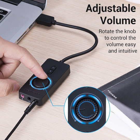 Vention External USB 2.0 Sound Card (CDRBB)