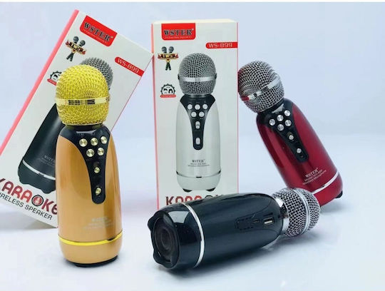 Weisre Микрофон Караоке Безжично WS-899 883358_b Черен