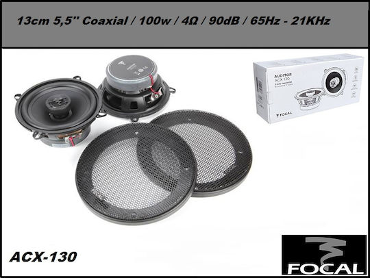 Focal Set Boxe Auto ACX130 5" cu 50W RMS (2 căi)