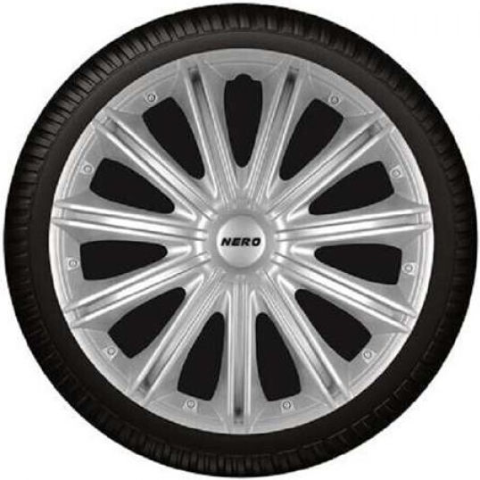 Autoline Σετ Τάσια Αυτοκινήτου Argo Nero 15" 4τμχ Ασημί