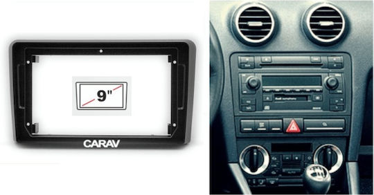 Compotech Πρόσοψη 2 Din Συμβατή με Οθόνη 9" για Audi A3 2003-2012