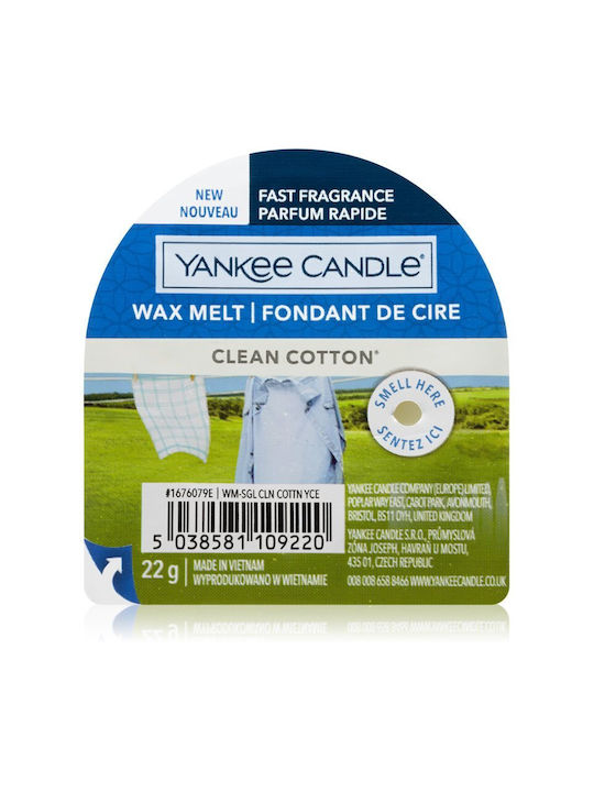 Yankee Candle Wax Melt Clean Cotton 22gr