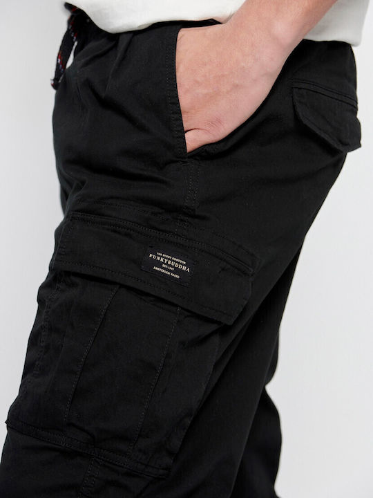 FBM007-03402 Trousers Cargo in Regular Fit Black