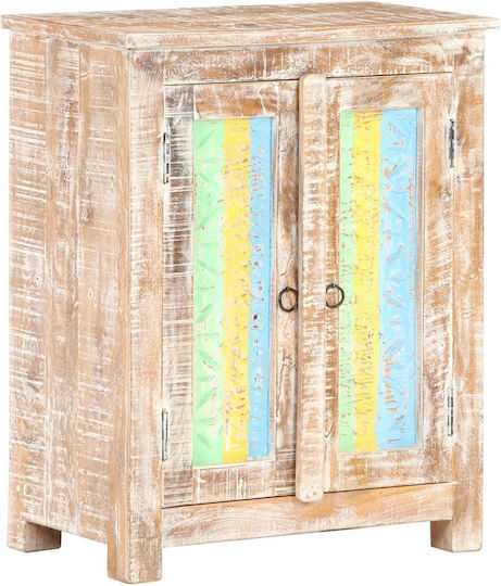 Wooden Buffet Multicolor L61xW35xH76cm