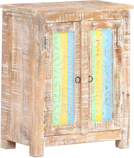 Wooden Buffet Multicolor L61xW35xH76cm