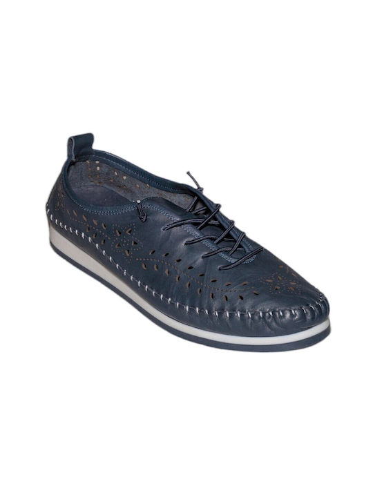 Damen Leder blau SAFE STEP Schuhe 21830