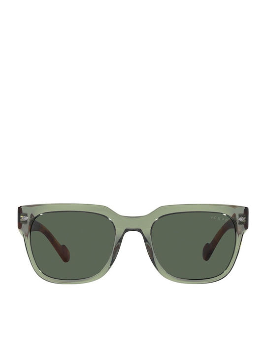 Vogue Men's Sunglasses with Green Plastic Frame and Green Lens VO5490S 2821/71