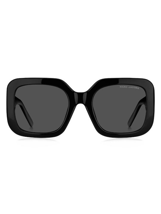 Marc Jacobs Femei Ochelari de soare cu Negru Din plastic Rame și Gri Lentilă MARC 647/S 807/IR