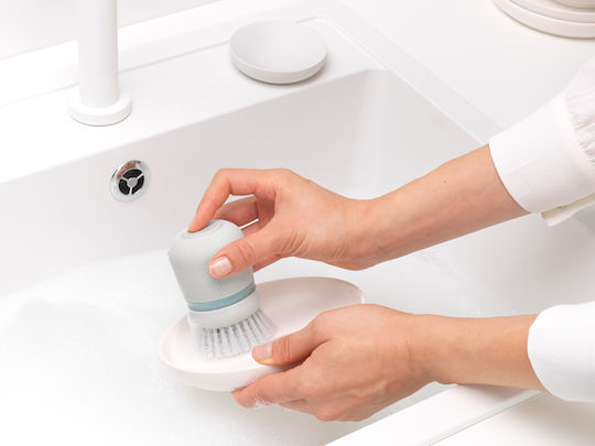 Brabantia SinkSide 302640 Perie De Curățare Din Plastic De Mână Gri Deschis