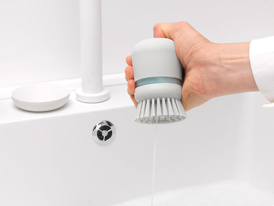 Brabantia SinkSide 302640 Perie De Curățare Din Plastic De Mână Gri Deschis