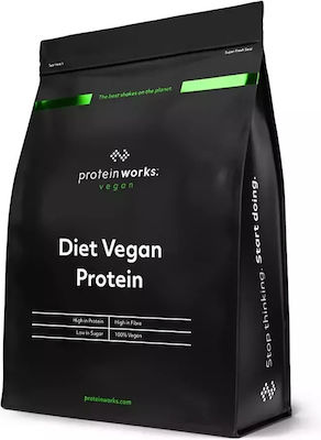 The Protein Works Diet Vegan Protein cu Aromă de Mătase de ciocolată 1kg