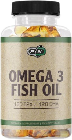 Pure Nutrition Omega 3 Fish Oil Рибено масло 1000мг 200 софтджел