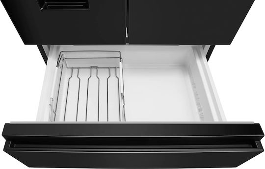 Hisense Side-by-Side Refrigerator 480lt Total NoFrost H181.7xW79.4xD70.6cm Black RF540N4SBF2