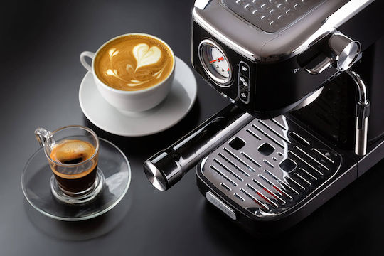 Ariete 1381/12 Μηχανή Espresso 1300W Πίεσης 15bar Μαύρη