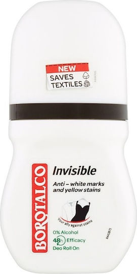 Borotalco Invisible 48h Deo Deodorant 48h Roll-On 50ml