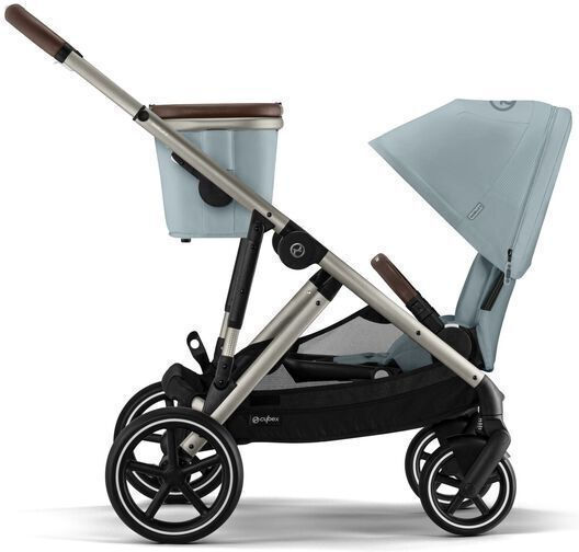 Cybex Gazelle S Adjustable Baby Stroller Suitable for Newborn Silver-Sky Blue 12.6kg